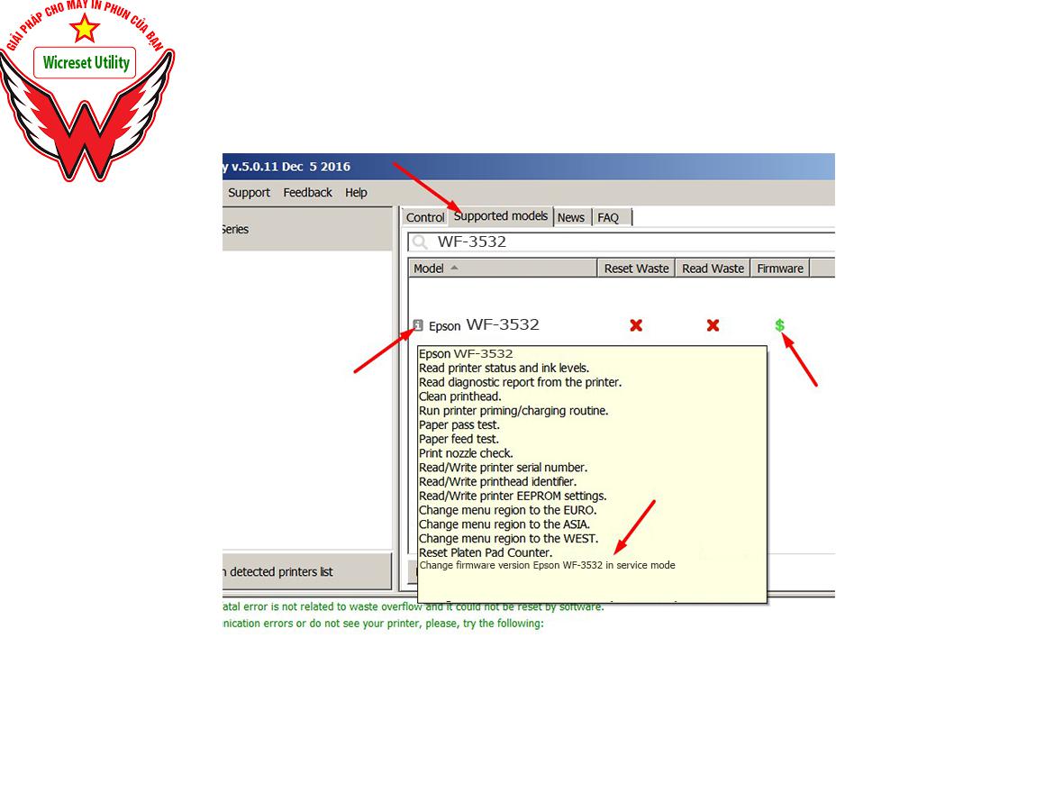 Key Firmware May In Epson WF-3532 Step 1